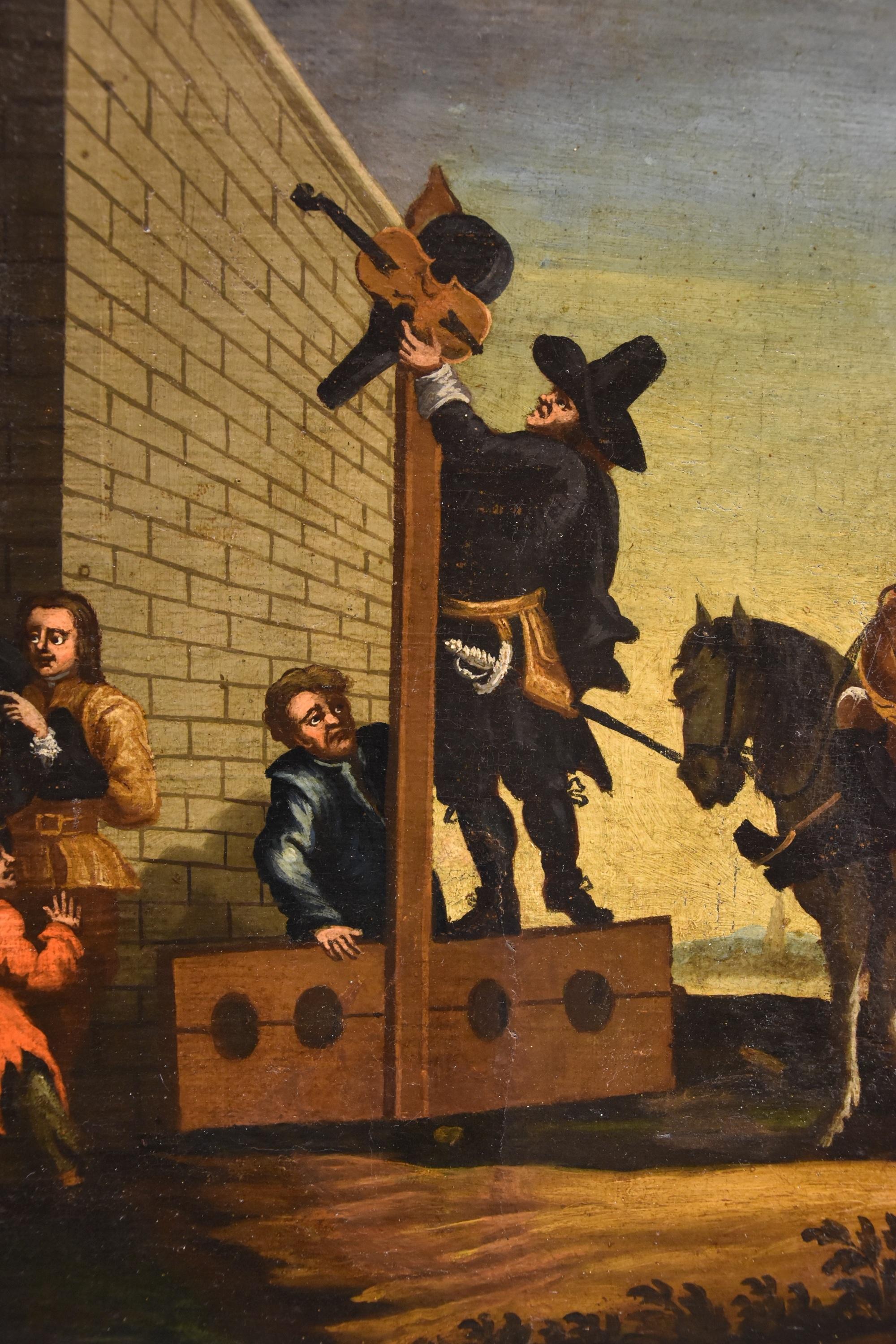 Hudibras Triomphante Hogarth, Gemälde Öl auf Leinwand, 18. Jahrhundert, Gemälde Alter Meister im Angebot 6