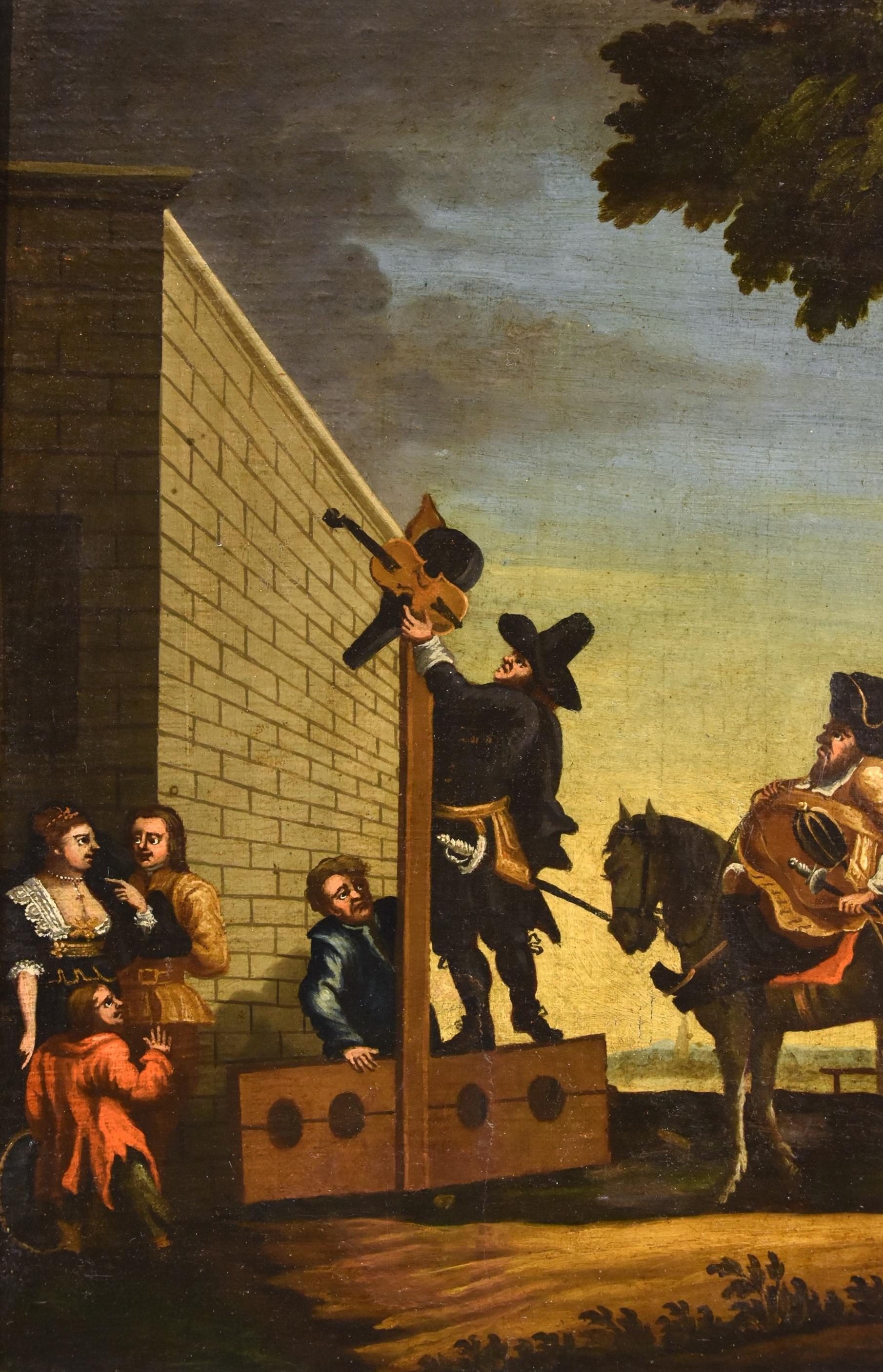 Hudibras Triomphante Hogarth, Gemälde Öl auf Leinwand, 18. Jahrhundert, Gemälde Alter Meister im Angebot 2