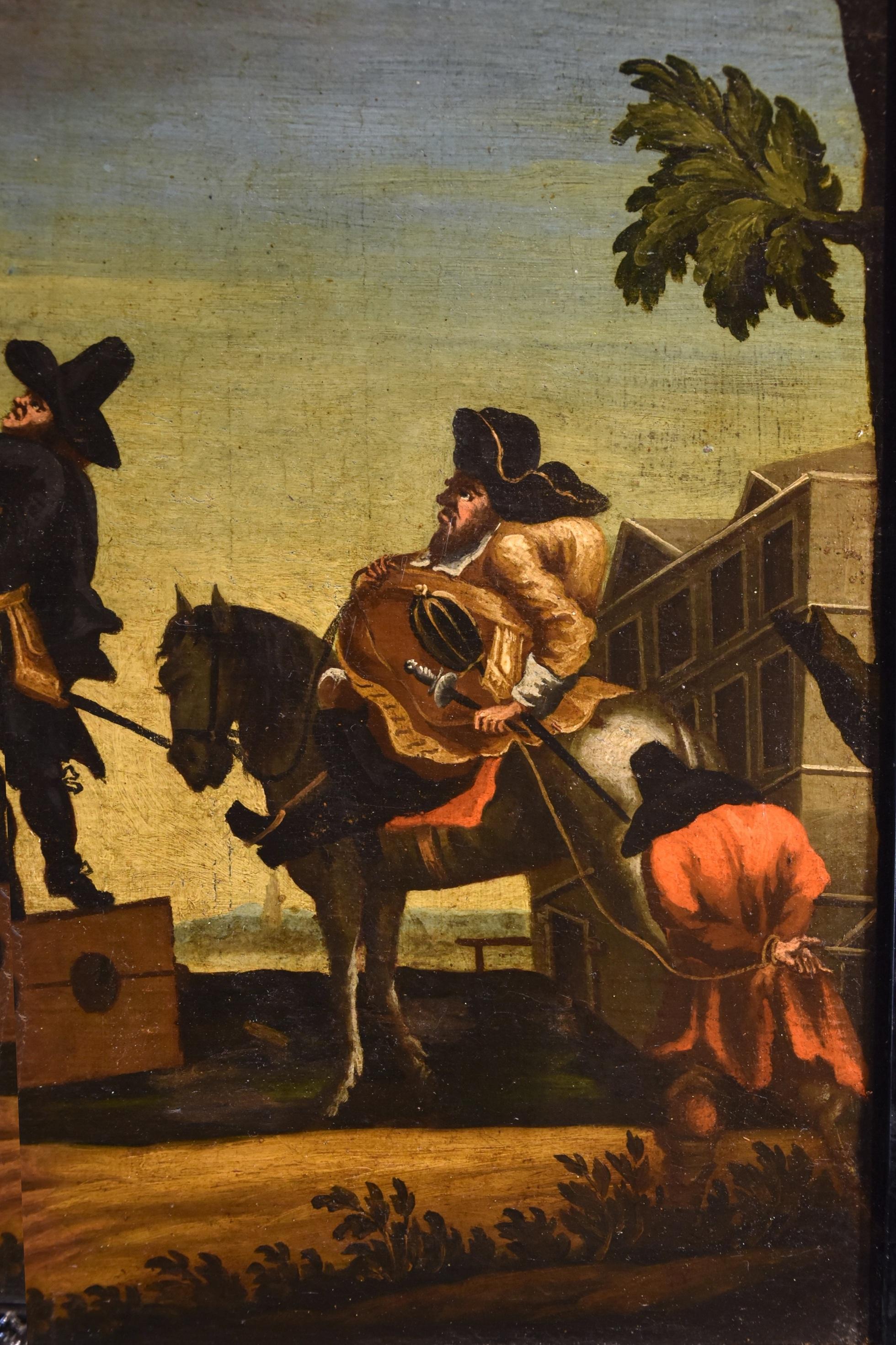 Hudibras Triomphante Hogarth, Gemälde Öl auf Leinwand, 18. Jahrhundert, Gemälde Alter Meister im Angebot 4