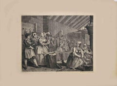 A Harlot's Progress - Etching after William Hogarth - 1732