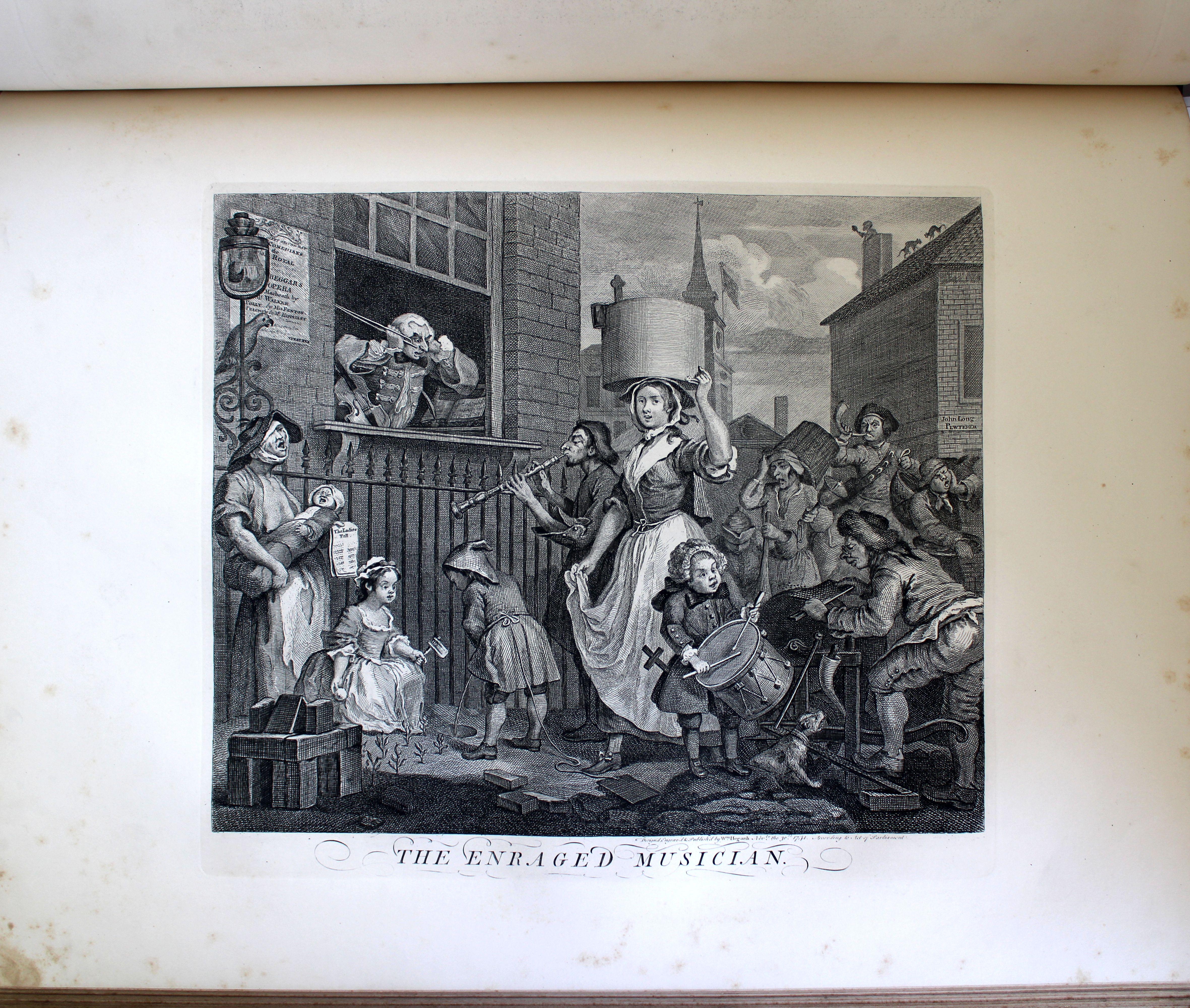 William Hogarth . Incisioni originali 155 pсs., 1 pezzo con miscela. 1822 Londra in vendita 18