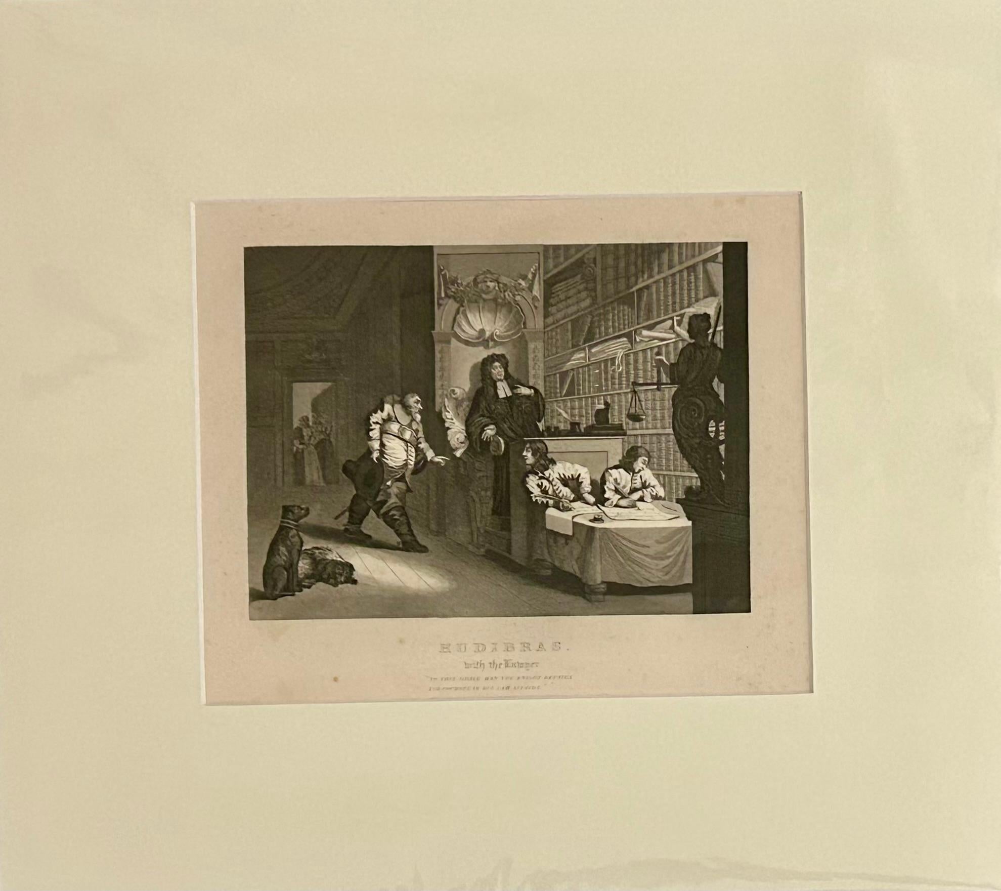 HUDIBRAS with the Lawyer - Print by William Hogarth