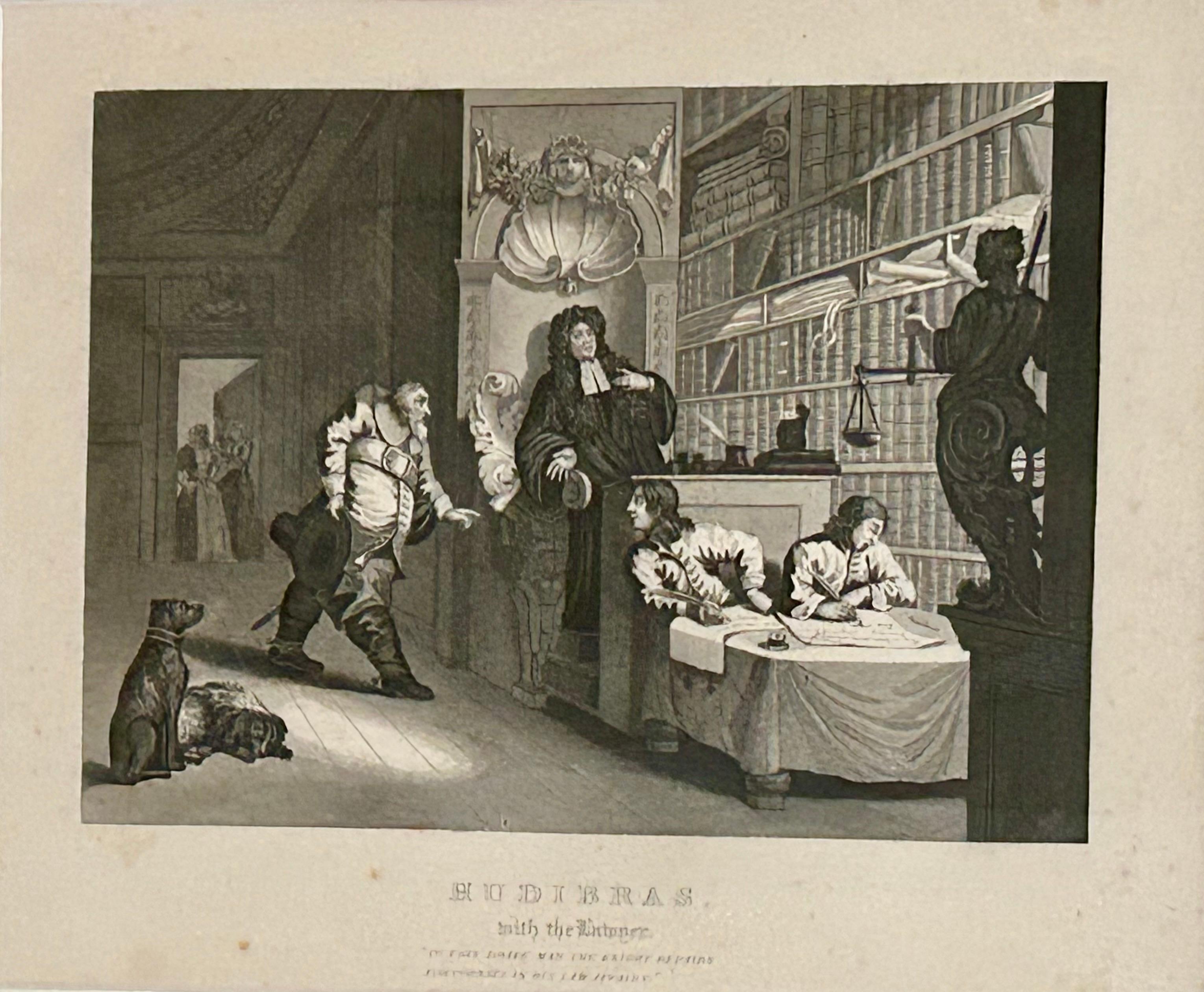 William Hogarth Figurative Print - HUDIBRAS with the Lawyer