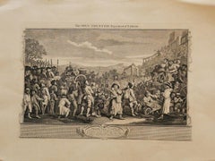 Idle - Original Etching by William Hogarth - 1758