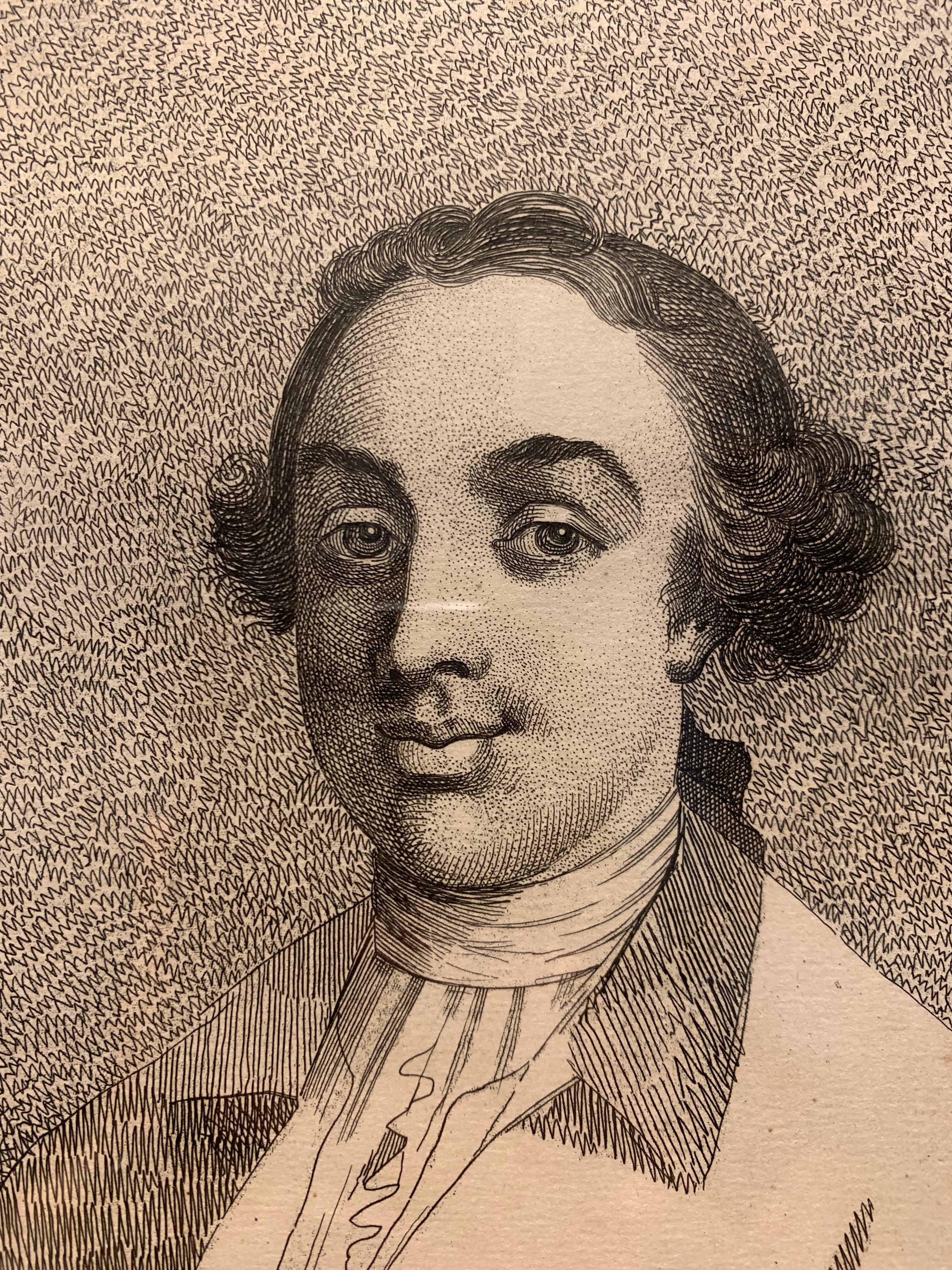 'Portrait of James Caulfield' by William Hogarth, Etching For Sale 3