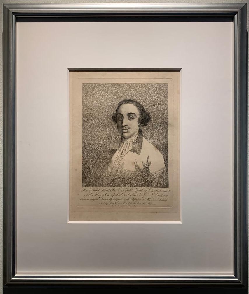 Ritratto di James Caulfield" di William Hogarth, acquaforte