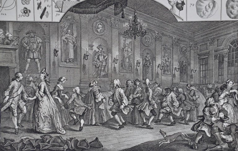 Set of Two 18th Century Engravings from William Hogarth's 