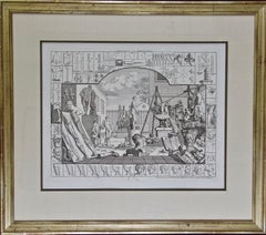 Set of Two 18th Century Engravings from William Hogarth's "Analysis of Beauty" 