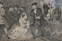 "The Beggar's Opera Act III" Original Barque Etching