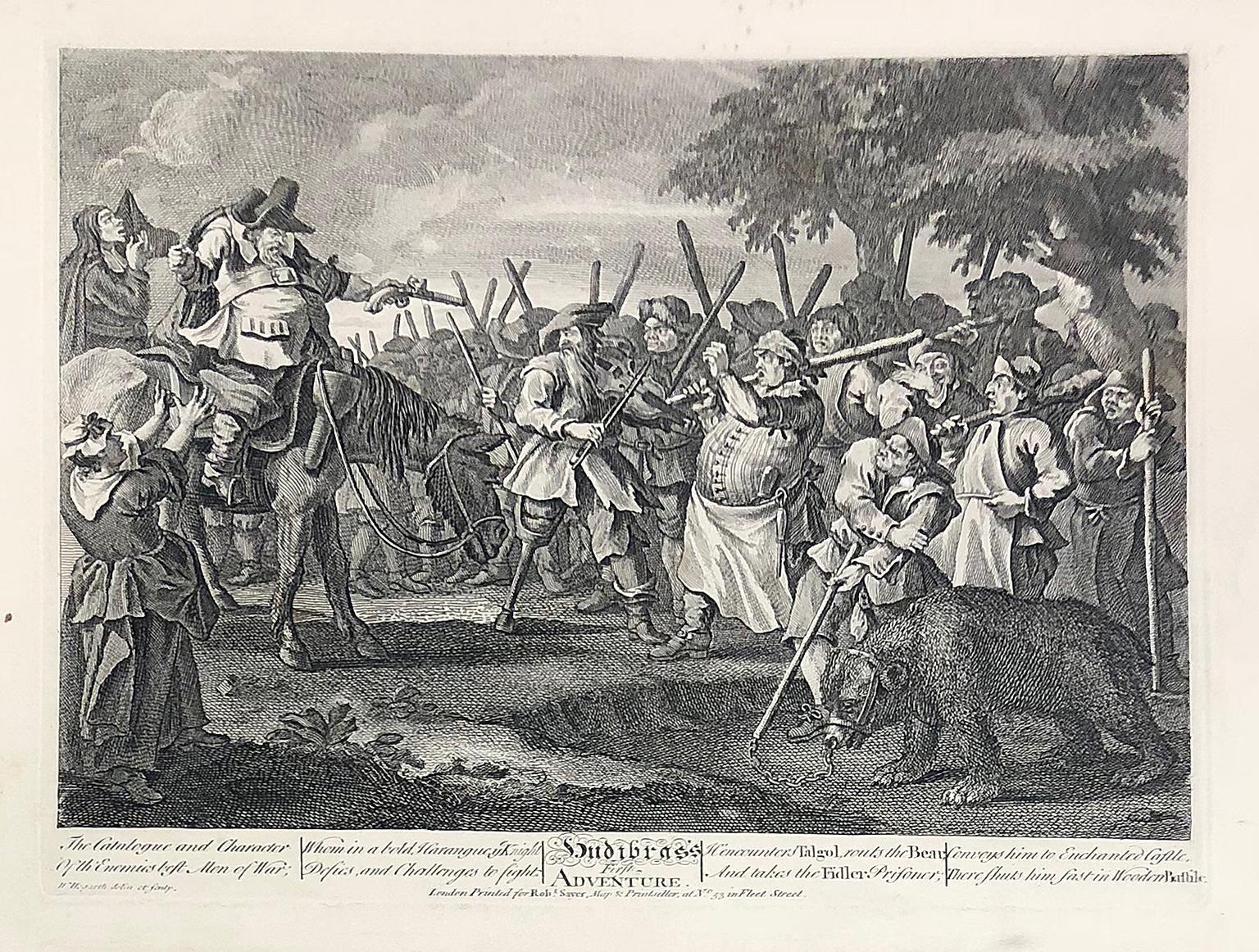 William Hogarth (1697-1764) Hudibras's First Adventure and Hudibras Catechiz'd 
From The Works Of William Hogarth, From The Original Plates Restored By James Heath, Esq. R.A.; With The Addition Of Many Subjects Not Before Collected; To Which Are