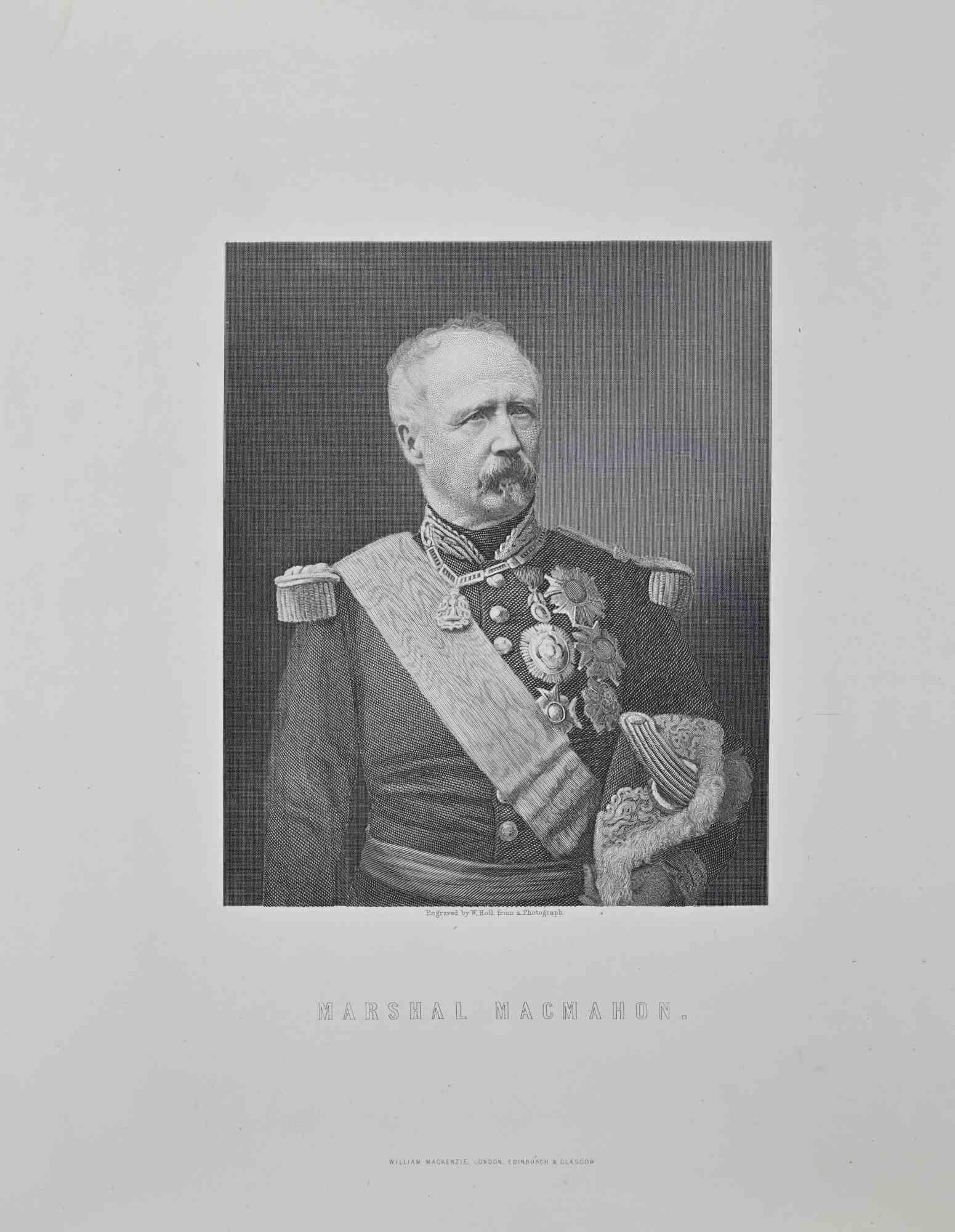Portrait of Marshal Macmahon is an artwork realized by William Holl (1807-1871), from a Photograph.

Lithograph, printed in 1872 by Milliam Mackenzie, London.
Good condition.