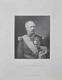 Portrait of Marshal Macmahon - Lithograph by William Holl - 1872