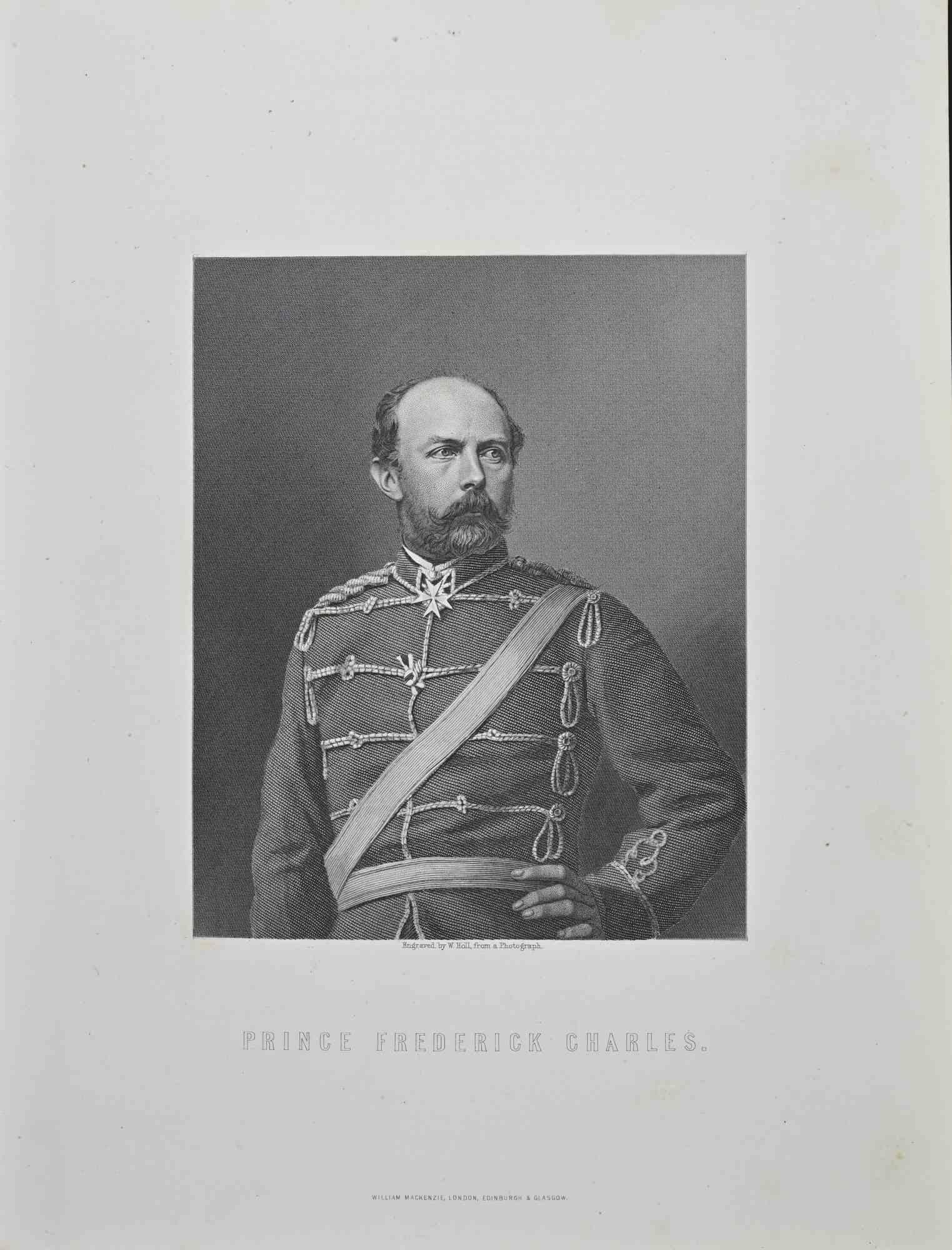 Portrait of Prince Frederick Charles is an artwork realized by William Holl (1807-1871), from a Photograph.

Lithograph, printed in 1872 by Milliam Mackenzie, London.
Good condition.