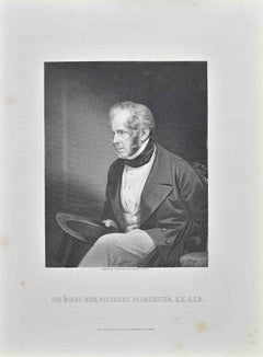 Ritratto del Giusto On. Visconte ... - Litografia di William Williams - 1872