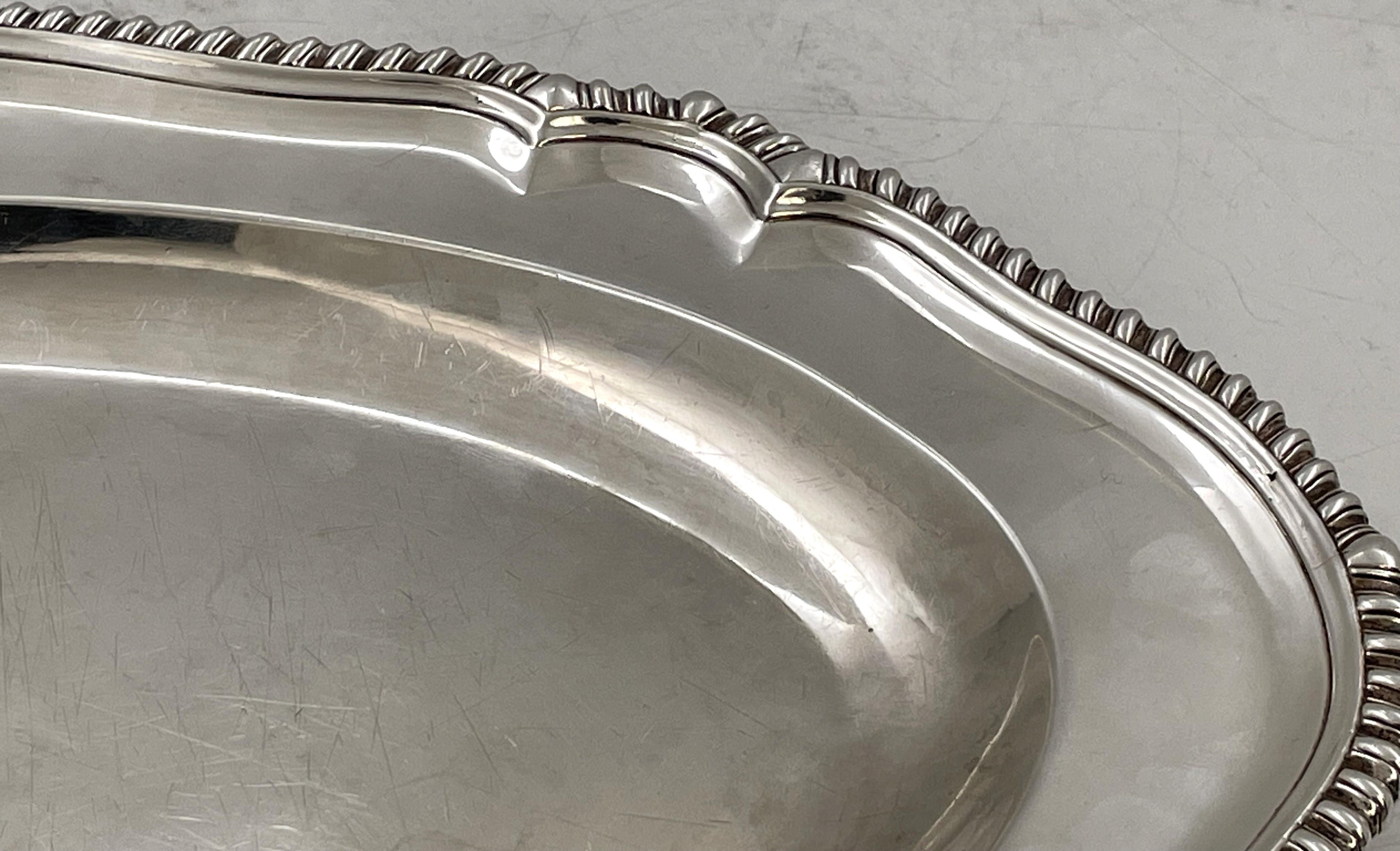 Inglese William Holmes, piatto georgiano in argento sterling del 1785 con stemma di JPMorgan in vendita