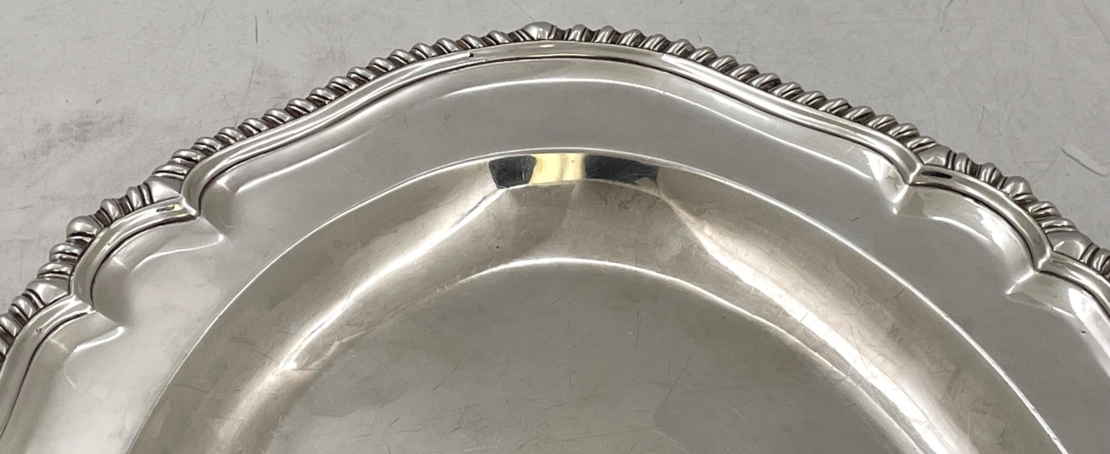 Argento William Holmes, piatto georgiano in argento sterling del 1785 con stemma di JPMorgan in vendita