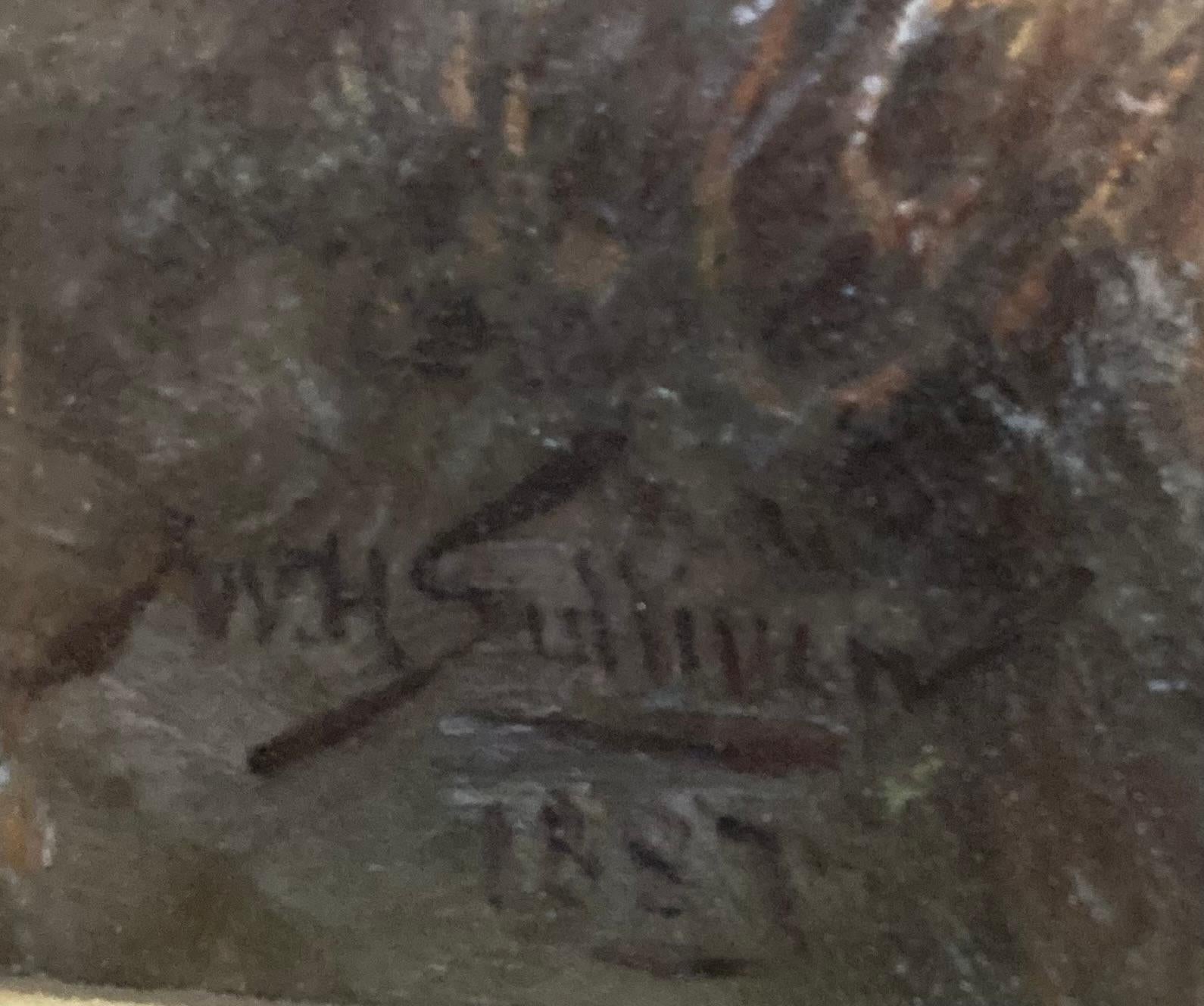 William Holmes Sullivan Öl auf Karton
Rahmen: 23 x 19 x 3
Bild: 13.5 x 9.5

Rahmen hat einige Risse und Kratzer
Matte ist gefärbt
Bild in gutem Zustand
Internationale Käufer müssen die Kosten für den Versand tragen
