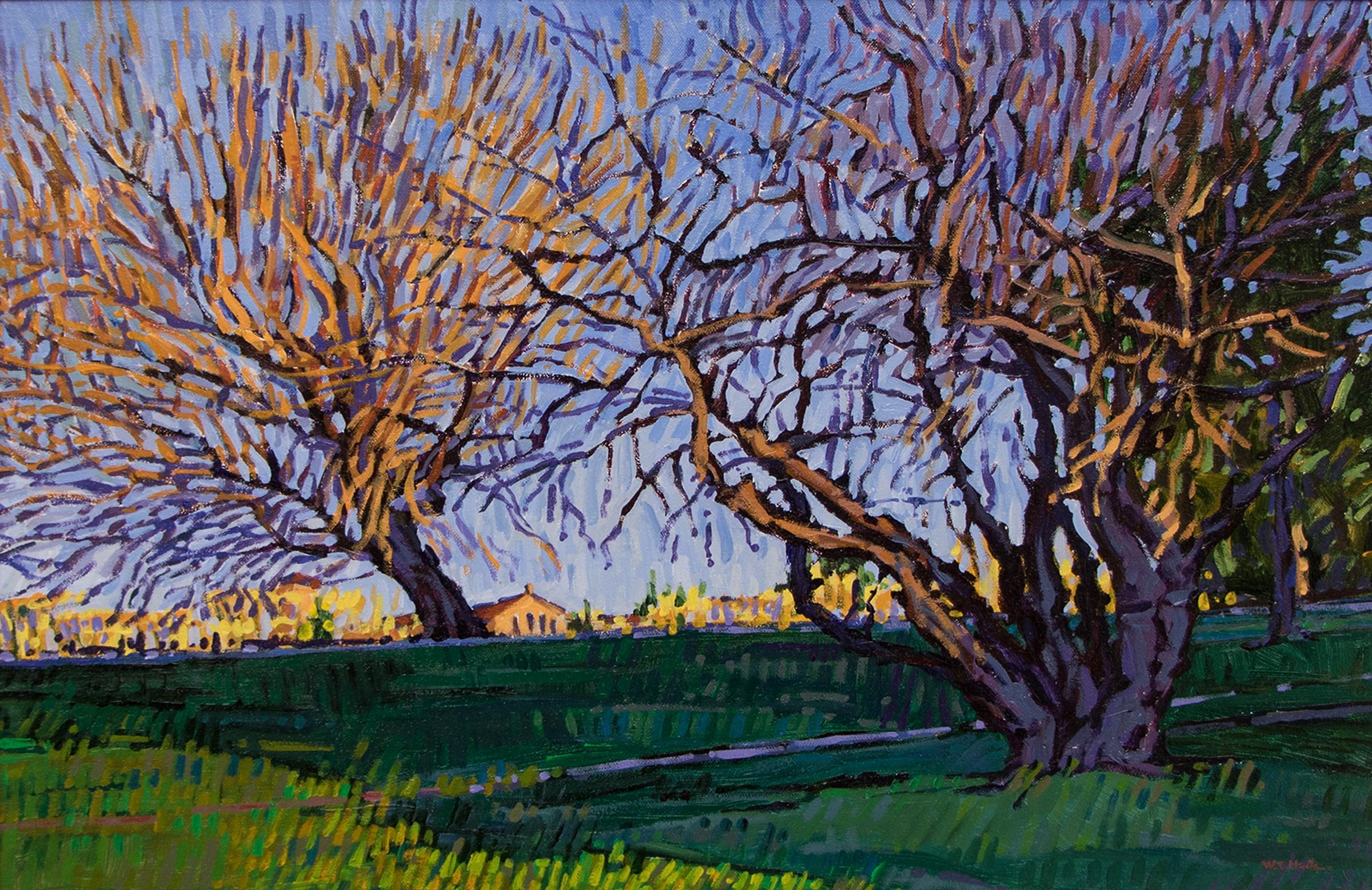 William Hook Landscape Painting - West Side Story (Landscape with Trees)