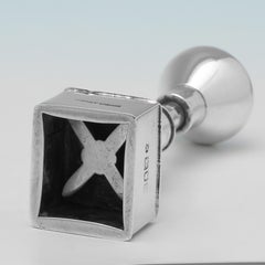 William Hornby - Sello de plata patentado - Comercializado por Asprey en 1902