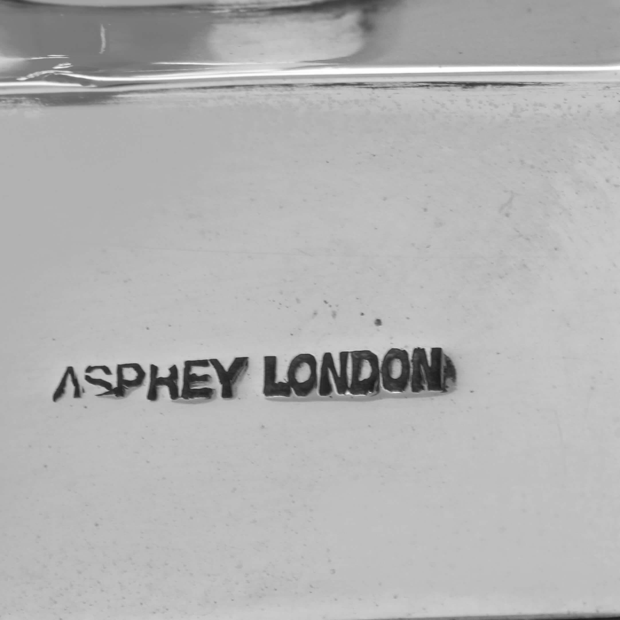 William Hornby – Lackiertes Silbersiegelstempel – vertrieben von Asprey im Jahr 1902 (Englisch) im Angebot