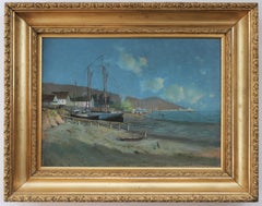Used San Francisco Bay near Golden Gate, 1893 by William Hubaeck, California Painting