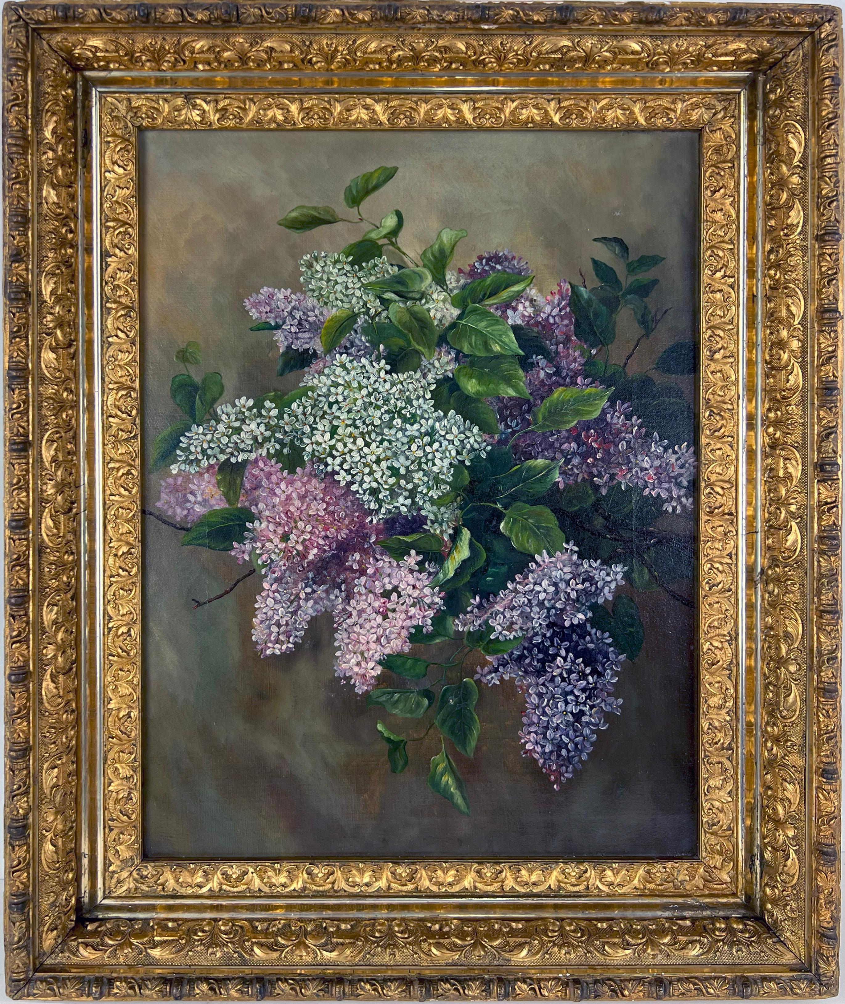 Wisteria Bouquet in the Style of William Hubacek Original California Still Life