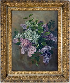 Wisteria Bouquet in the Style of William Hubacek Original California Still Life