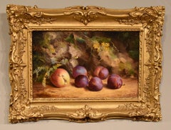 Oil Painting by William Hughes "Victoria Plums"
