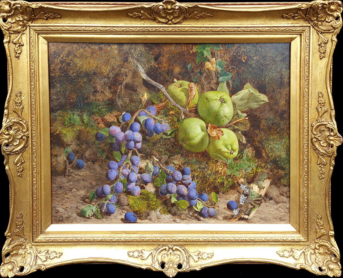 Still-Life Painting William Hughes - Nature morte aux fruits