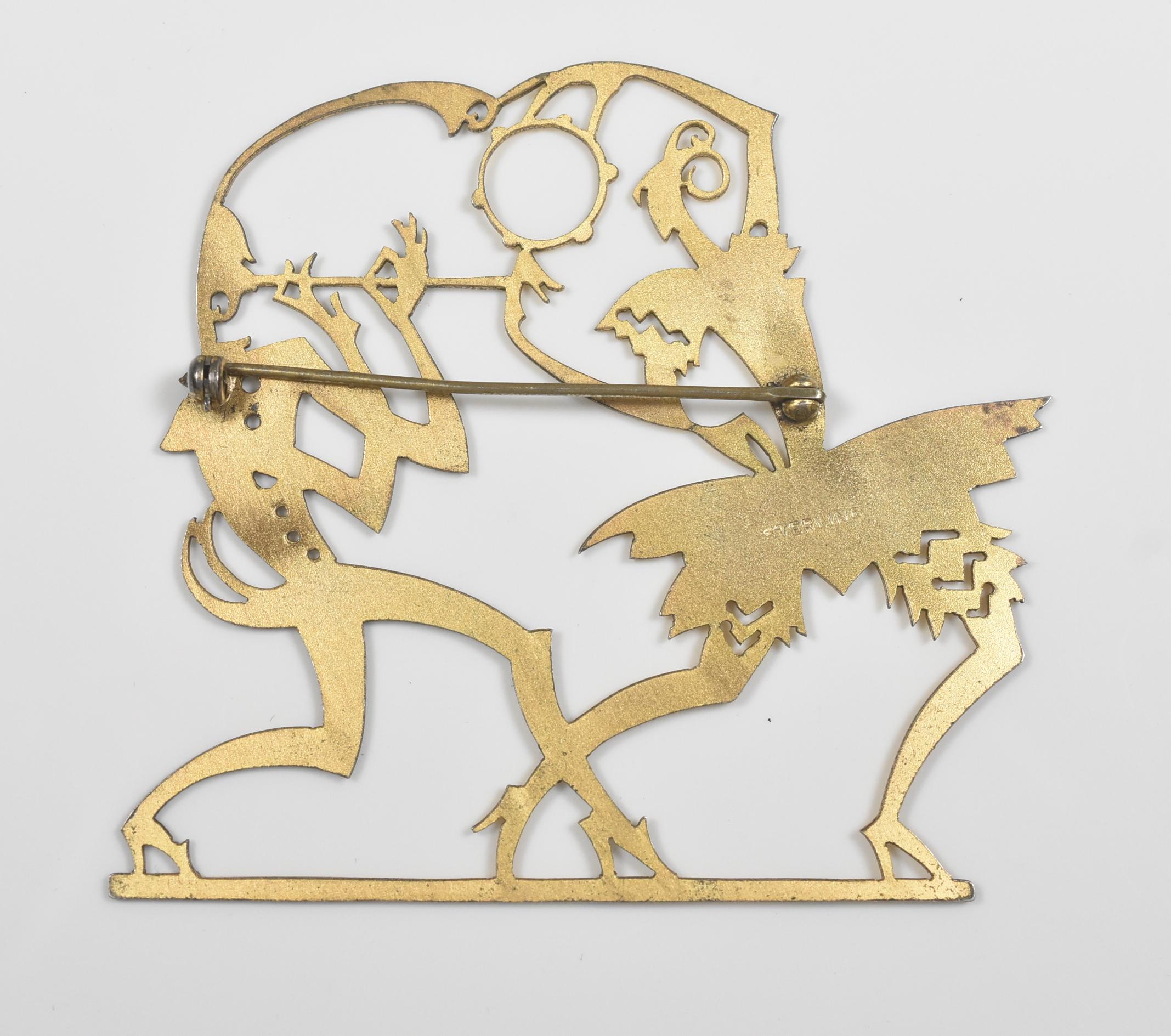 20ième siècle Broche William Hunt Diederich en vente