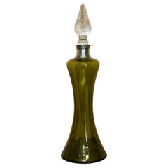 WILLIAM HUTTON ANTIQUE COLLECTION DE PORT SPIRIT DECANTER en argent sterling gris vif