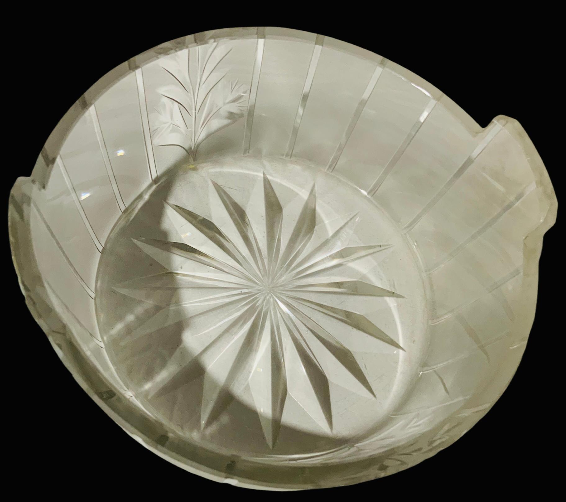 round glass butter dish with lid