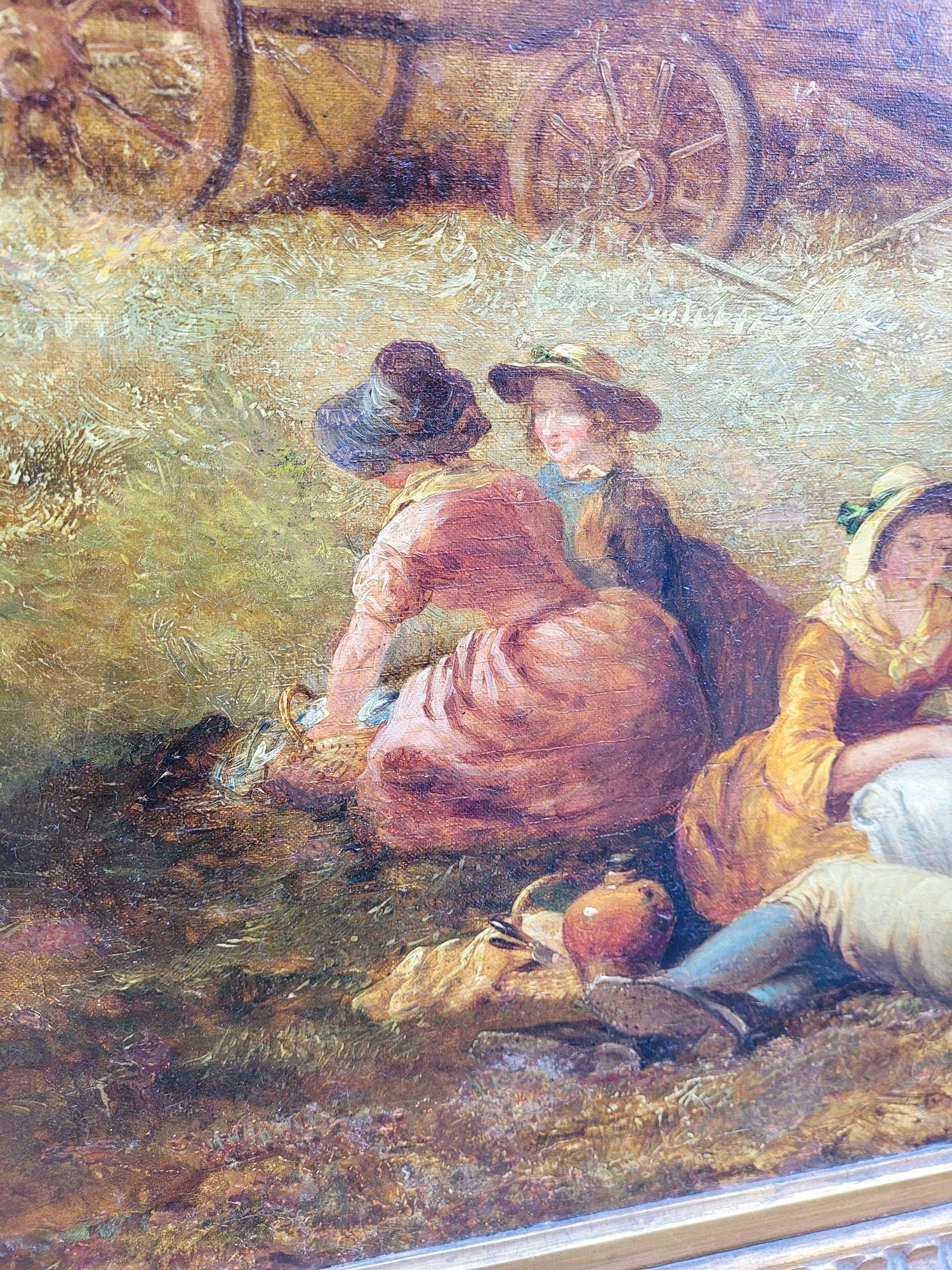 William I. Shayer Senior, Ernte picnic, H., 19. Jahrhundert im Angebot 1