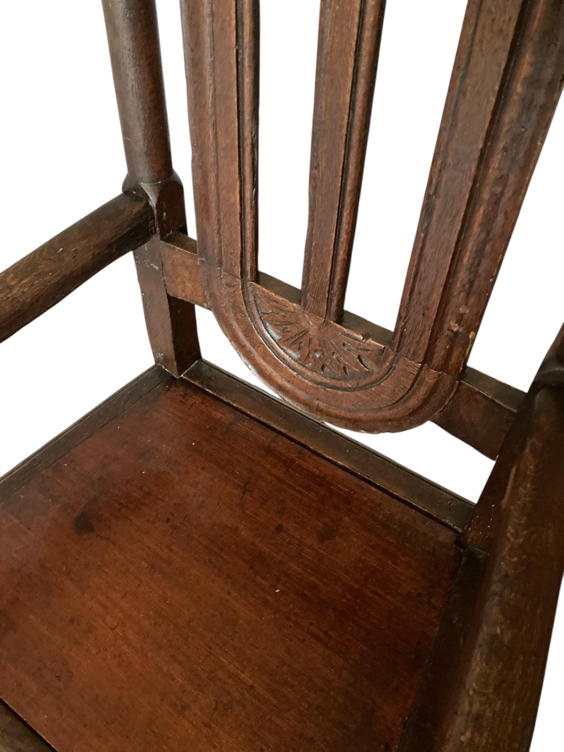 William III 17. Jahrhundert Eiche Hall Stuhl Circa 1650. im Angebot 1