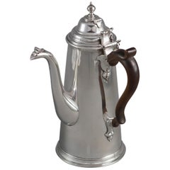 William III Britannia Silver Chocolate Pot, London, 1698