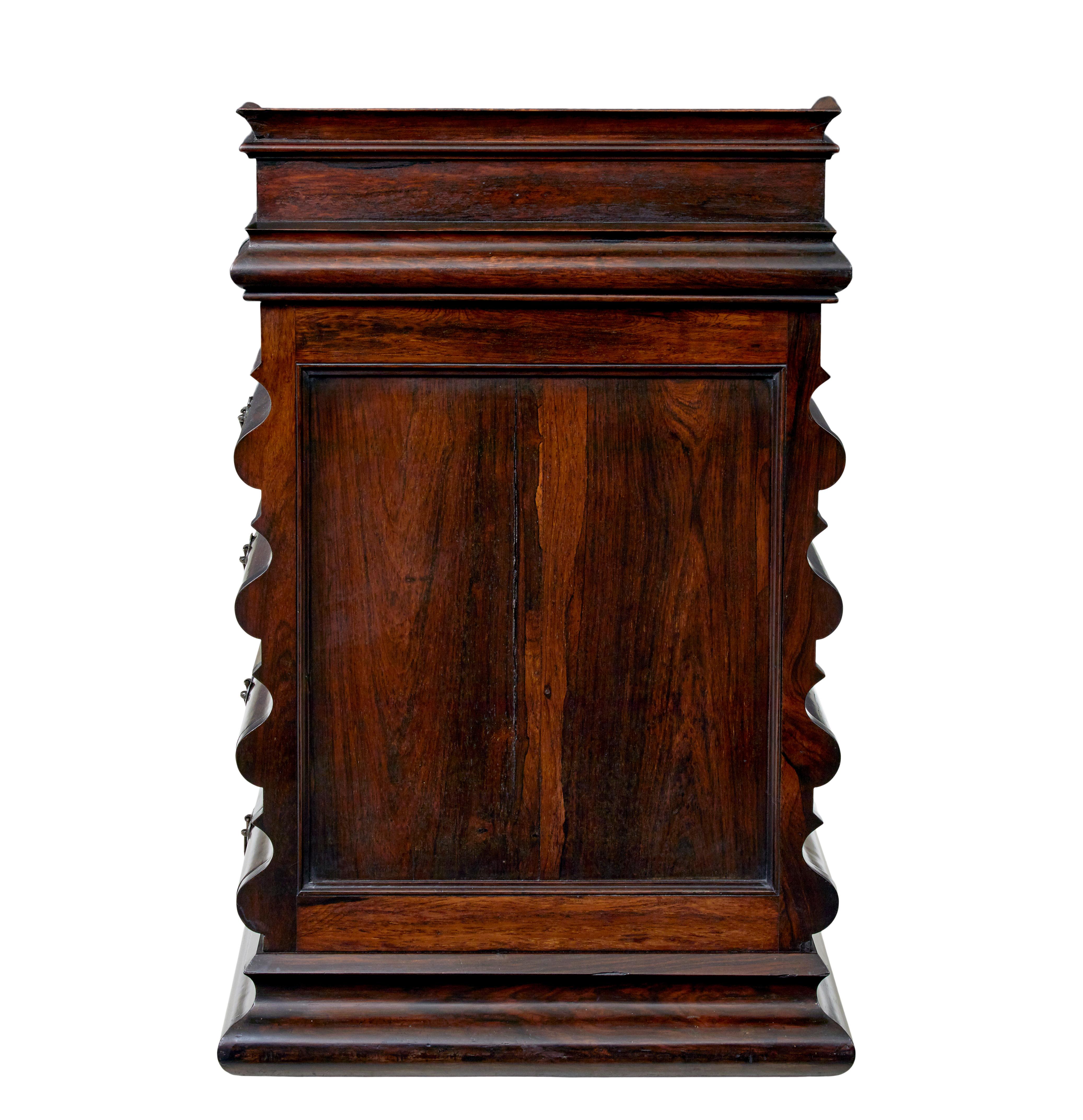 William IV 19. Jahrhundert geformt davenport Schreibtisch im Angebot 1