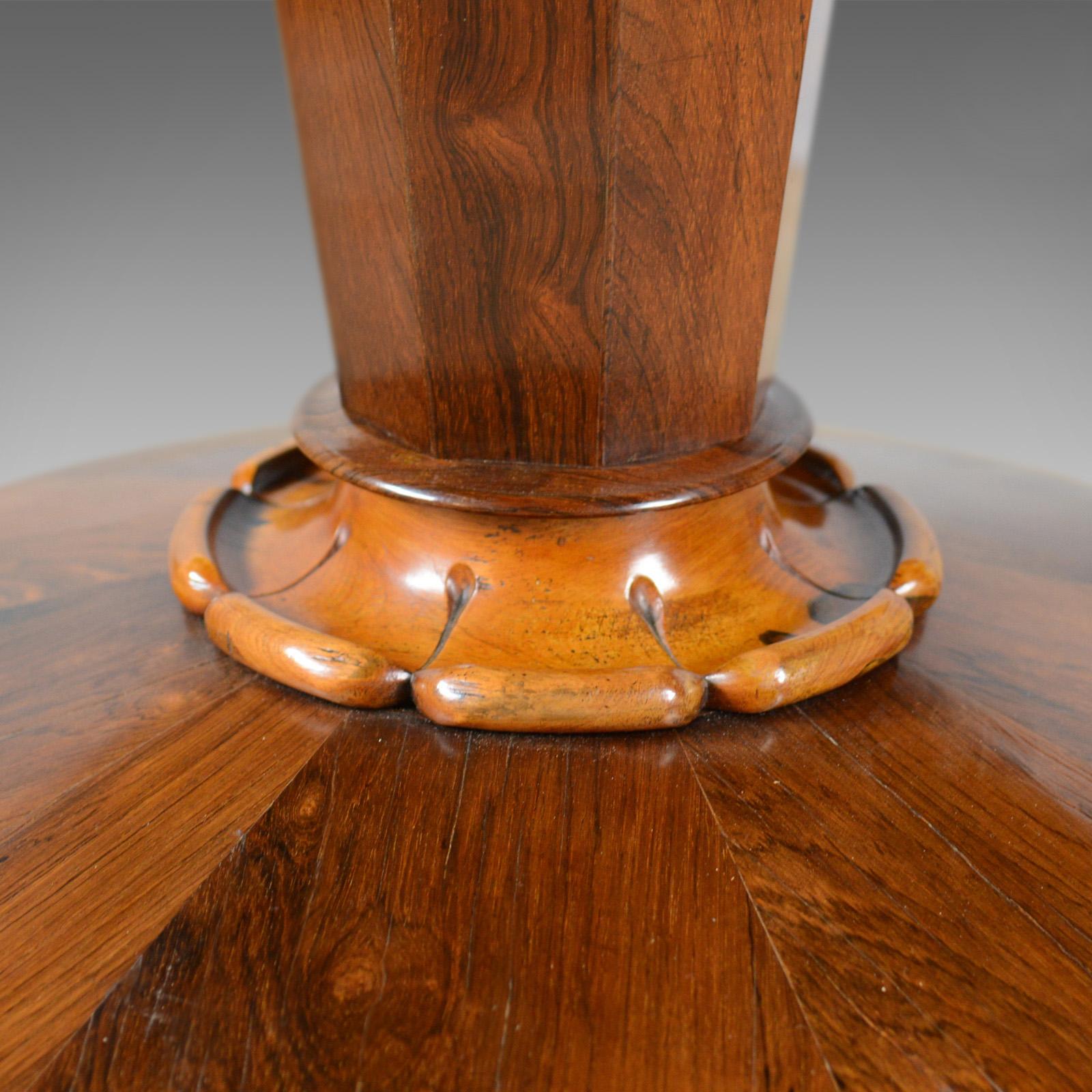 William IV Antique Breakfast Table English, Rosewood Tilt Top Dining, circa 1835 2