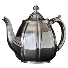 William IV antique silver teapot