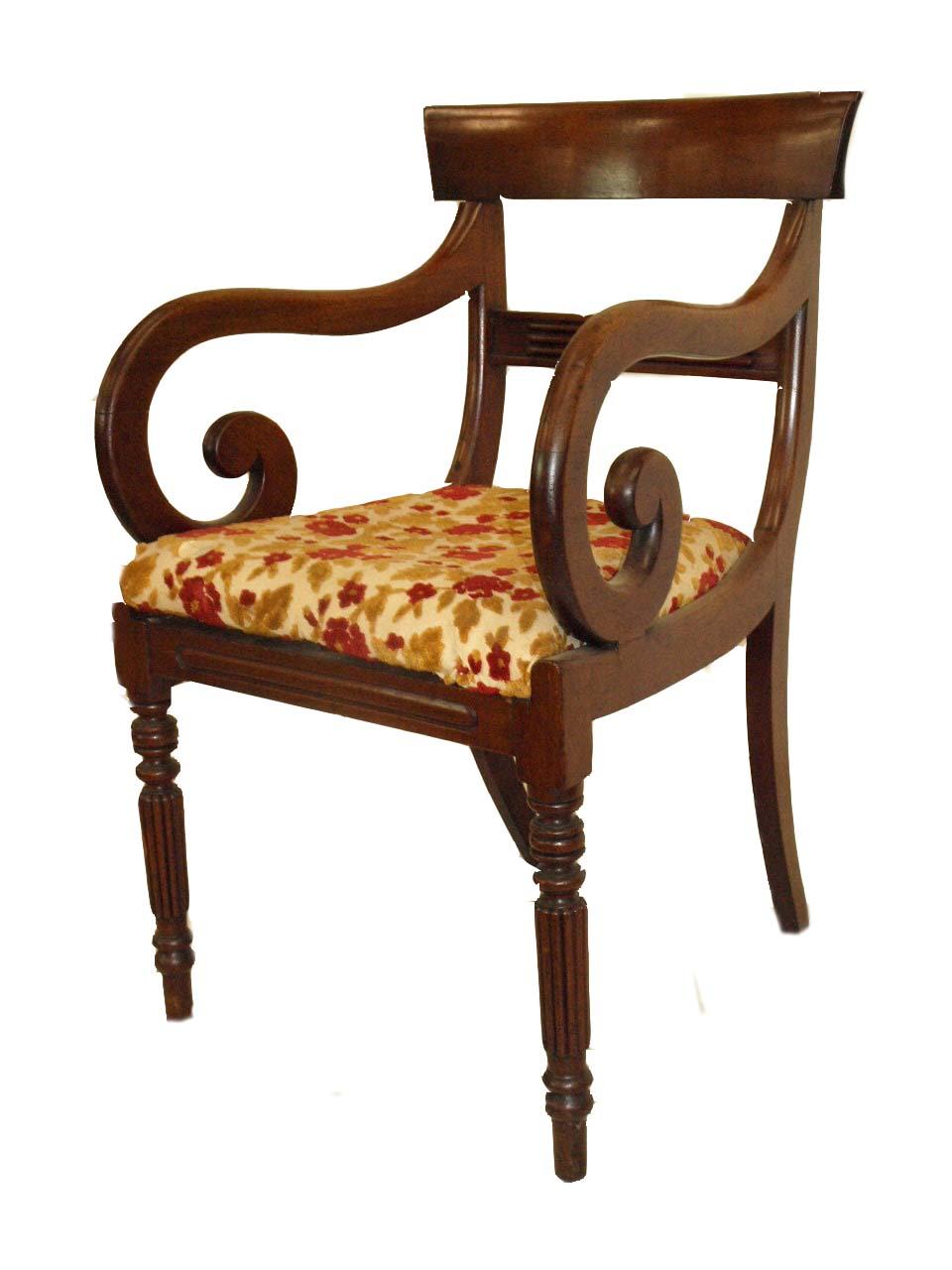 English William IV Armchair For Sale