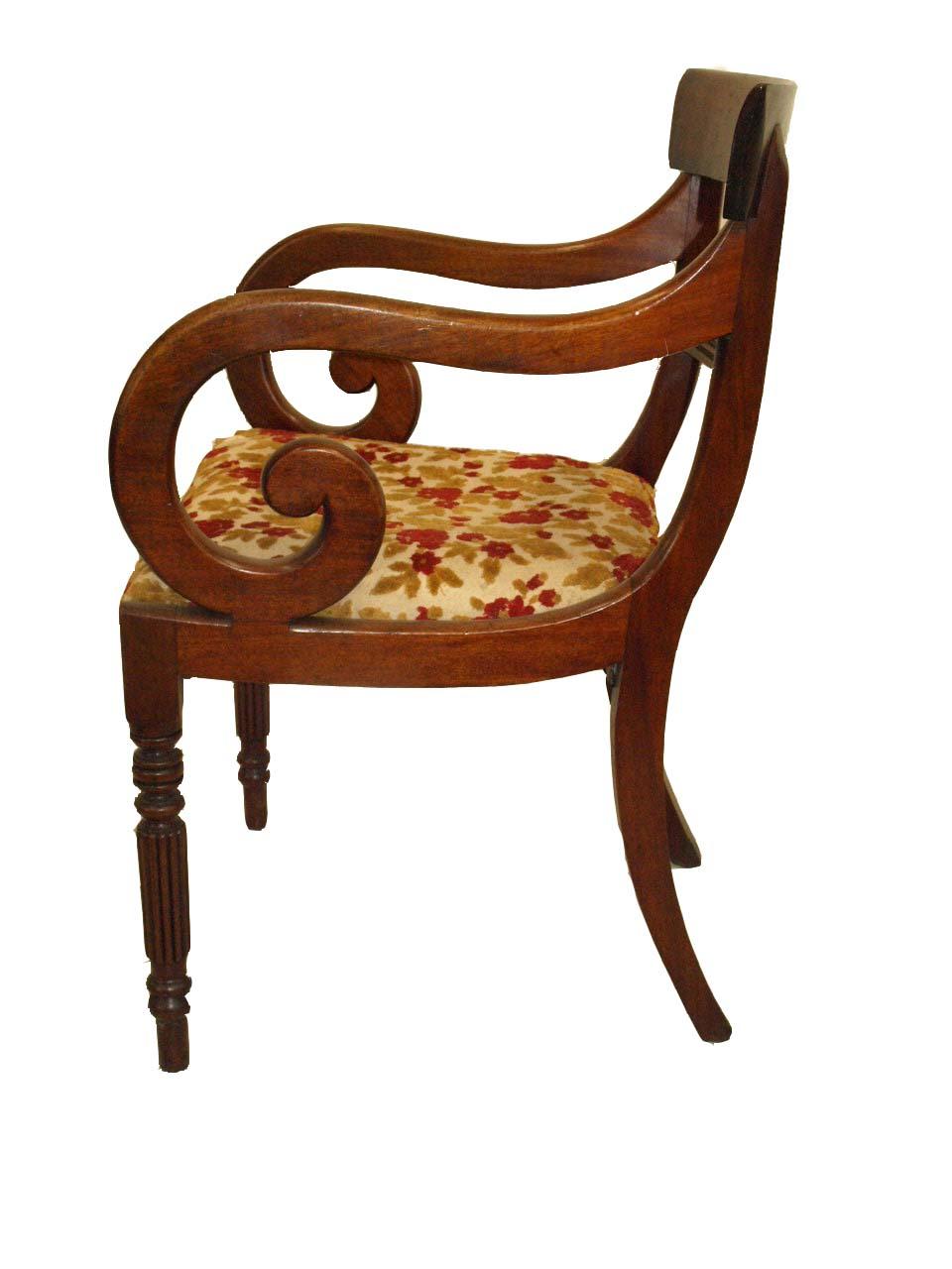 William IV Armchair In Good Condition For Sale In Wilson, NC