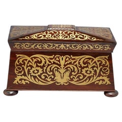 William IV Boulle Tea Caddy