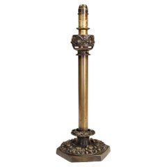 William IV Brass Patent Candlestick by Palmer & Co, London William IV Brass Patent Candlestick by Palmer & Co, London