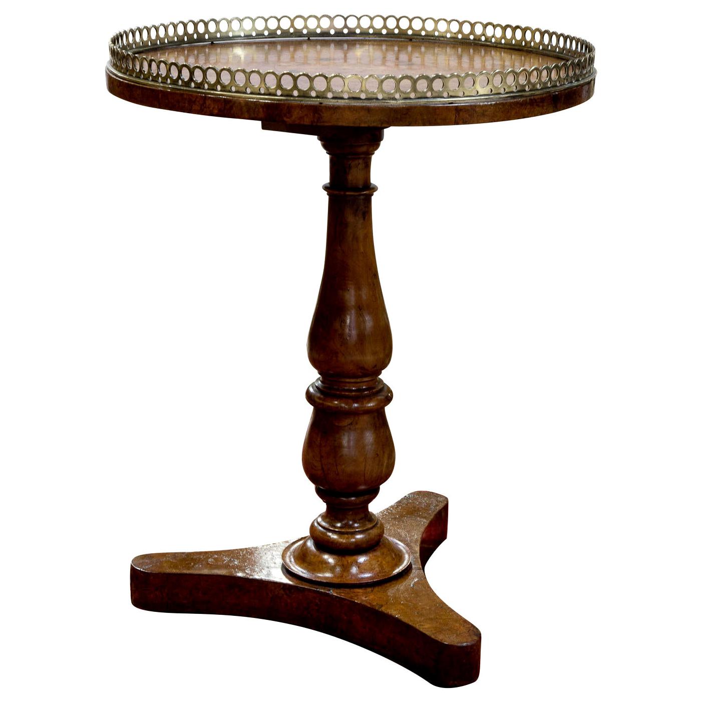 William IV Burr Elm Circular Table, circa 1830 For Sale
