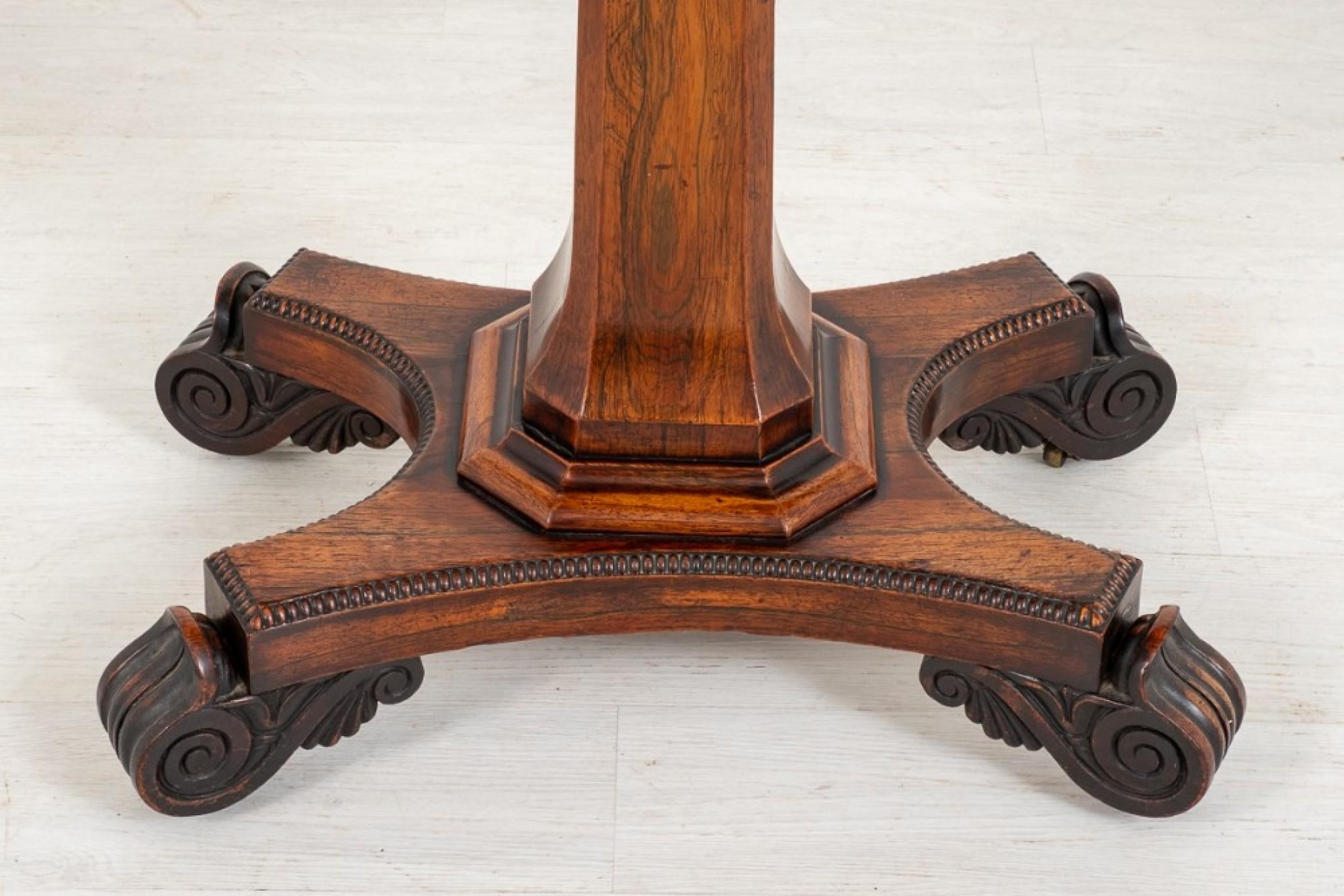 William IV Stil Rosewood Karte/Spiel Tische (Rosenholz) im Angebot