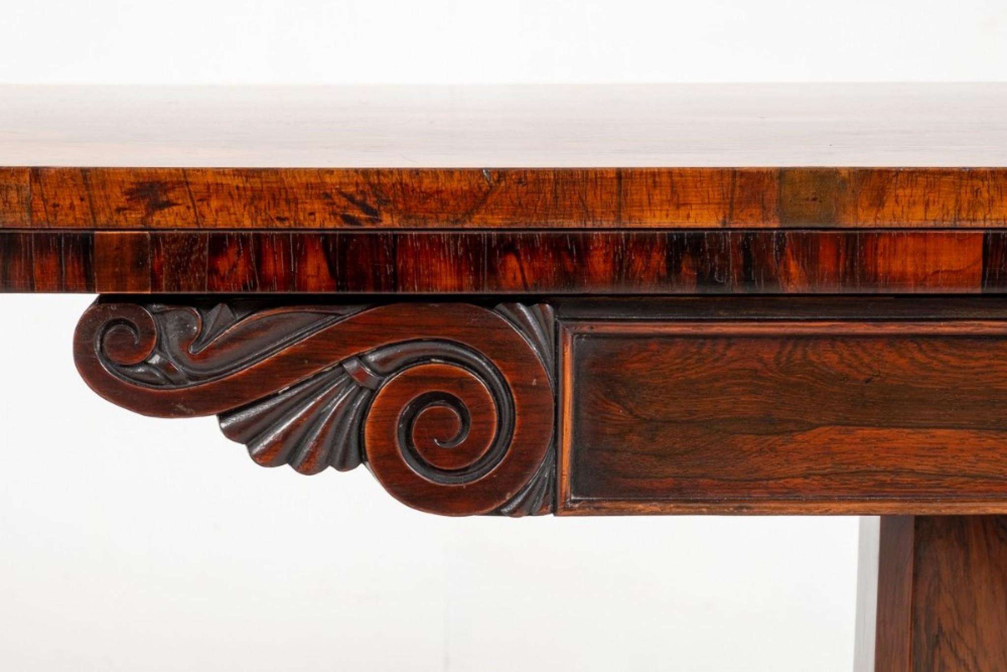 William IV Stil Rosewood Karte/Spiel Tische im Angebot 2