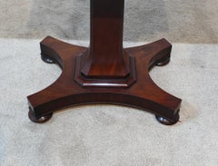 William IV Card Table Mahogany Games 1830