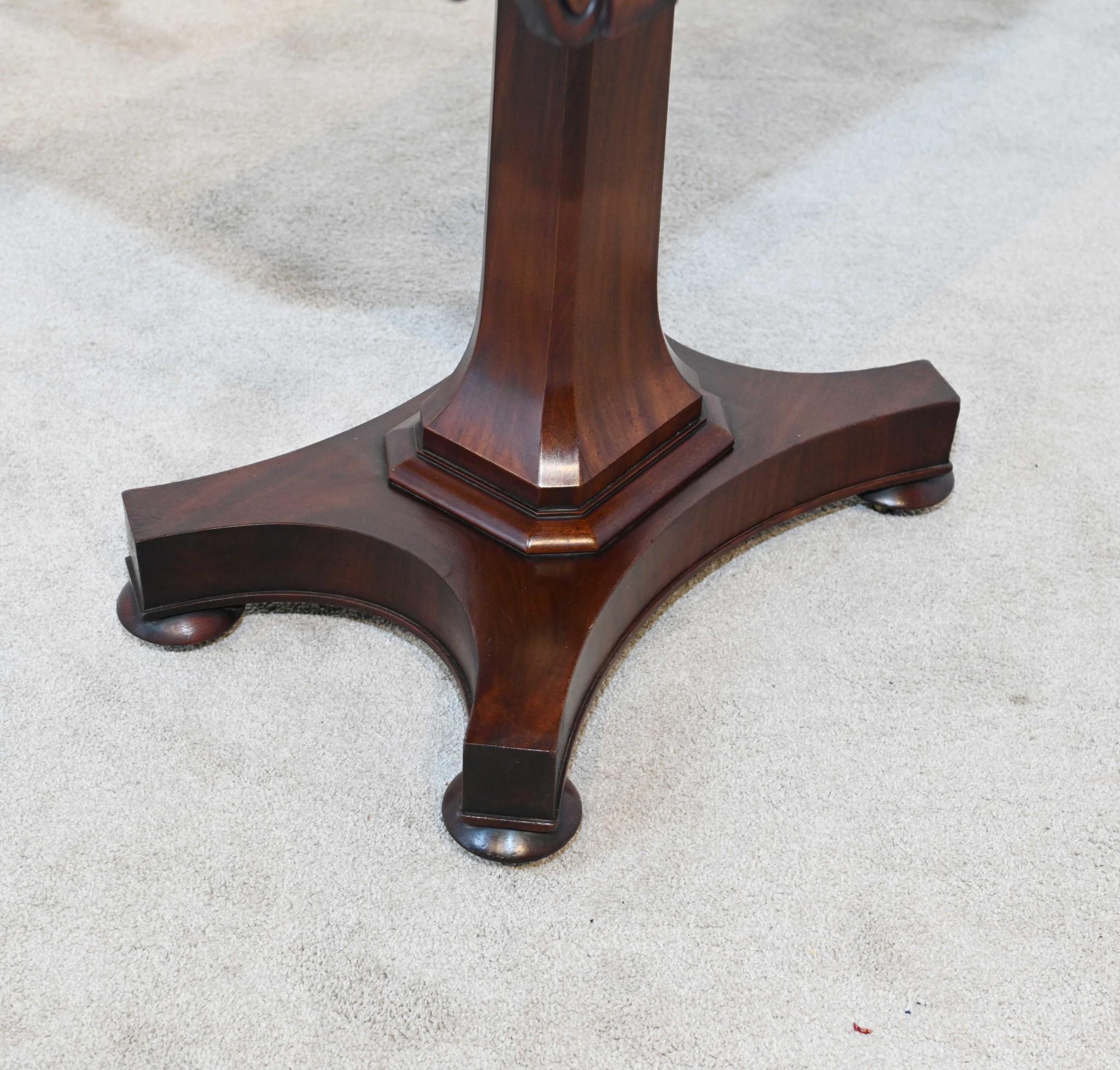 William IV Card Table Mahogany Games 1830 For Sale 1