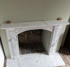 William IV Carrara Marble Fireplace