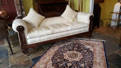 William IV Carved Mahogany Framed Settee