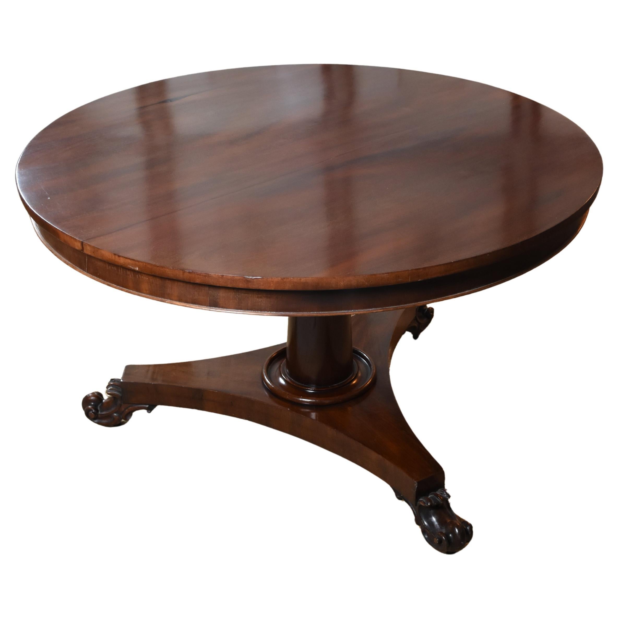 Mesa basculante central William IV